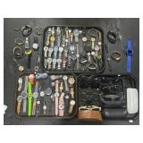 Large Lot Of Fashion Wrist Watches & Sunglasses.