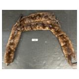 4 Full Body Taxidermy Mink Pellets Stole Shaw