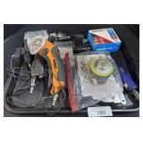 Sander, Laser Level, Nozzle.