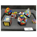 Rubix Cubes & Shape Toys.