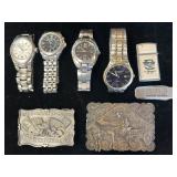 Menï¿½s Fashion Watches, Coca-Cola Buckle, Adv.