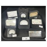 Lot Of Various Gauges To Various Meters.