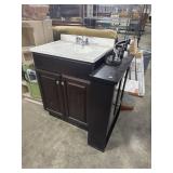 Bathroom Vanity & Sink.