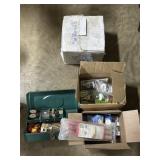 Case Of Drywall Nails, Lightbulbs, Flares.