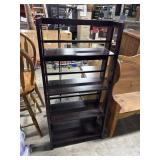Dark IKEA Style Bookshelf.