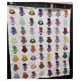 Vintage Sun Bonnet Sue Quilt.