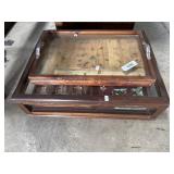 Vtg Wooden Display Cases.