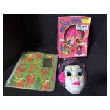 Vintage Childrenï¿½s Masks & Scooby Doo Gift Wrap.