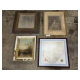 1893 Worldï¿½s Fair Handkerchief, Early Art, Mirror.