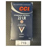 CCI Standard Velocity 22 LR Target Ammo.