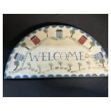 Alice Fjelstul Stencil Wooden Welcome Sign.