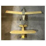 Pair Of Vintage Balsa Wood Model Airplanes.
