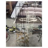 Wire Ivy Corner Shelf, Wall Art & Plant Stand.