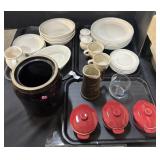Dinnerware & Vase.
