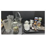 EPAG Glassware, Tin Egg, Lefton Japan.