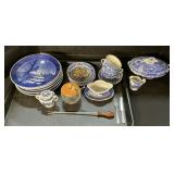 Blue & White Porcelain Dinnerware.