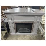 Mantle & Electric Fireplace.