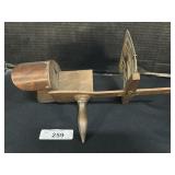 Vintage Wooden Stereoscope Viewer & Slide.
