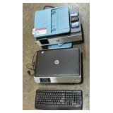 Pair Of HP Printers & Logitech Keyboard.