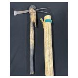 Handmade Chilean Rain Stick & Axe.