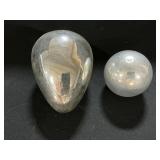 Mercury Glass Christmas Ornaments.