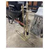 Brass Fireplace Tools.