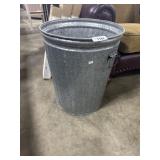 Galvanized Waste Can.