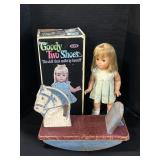 Ideal Goody Two Shoes Doll & Rocking Horse.