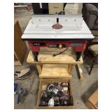Porter Cable Router, Routing Table & Bench.