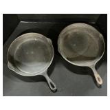 Pair Of Cast Iron Pans, Wagner.