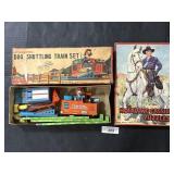 Cragstan Dog Shuttle Train Set, Vintage Puzzle.