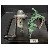 Antique Universal Food Chopper & Apple Peeler.