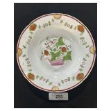 Vintage Staffordshire Pearlware Strawberry Plate