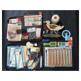 Large Lot Of Seeing Notations, Spool Holder.