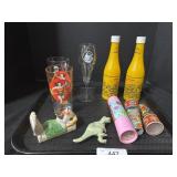 Character Glasses, Kaleidoscopes, Dinosaur Toy.