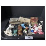 S&P Shakers, Advertising Tins, B&W Photos.