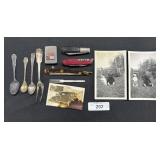 Silver Plated Utensils, Clark Zippo, B&W Photos