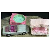 Vintage 1980ï¿½s Barbie Corvette, Pool, Bed.