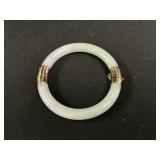 14 KT Pale Jade Bracelet.