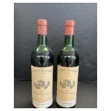 Pair Of 1975 Chateau Lanessan Medco.