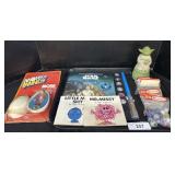 Vintage Glass Marbles, Starwars Book, Mork& Mindy