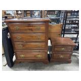 Broyhill Traditional Style Dresser & End Table.
