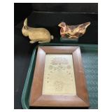 Daniel Strawser Carved Animals, Pin Punch