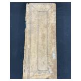 1850s Leatherbound Ledger.