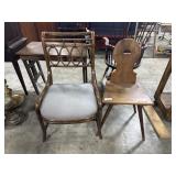 Vtg Henredon Bamboo & Rattan Accent Chair,