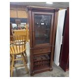 Modern Mahogany Beverage/Servers Cabinet.