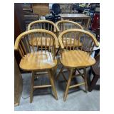 (4) Roundback Bar Stools.