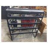Pressed Steel & Wire Rack.