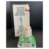 Michterï¿½s Peace Candle Decanter W/ Box.