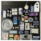 Penn State Memorabilia, Tickets, Bird House, Coke.
